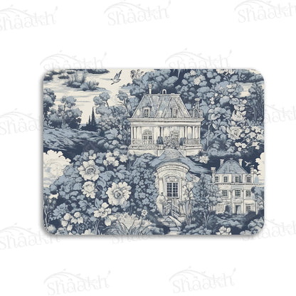 French Toile Tablemats — table mat set by Shaakh, handcrafted in India