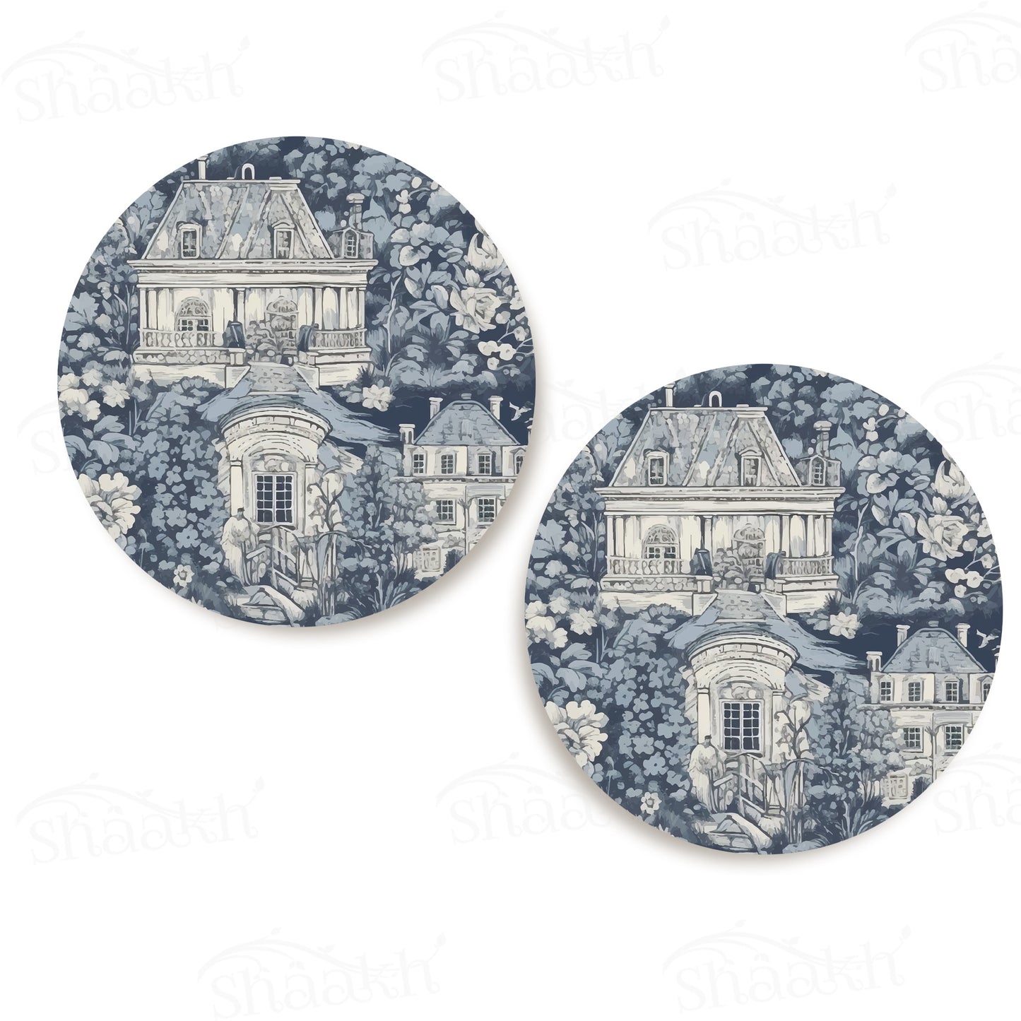 French Toile Coasters | CT 1108