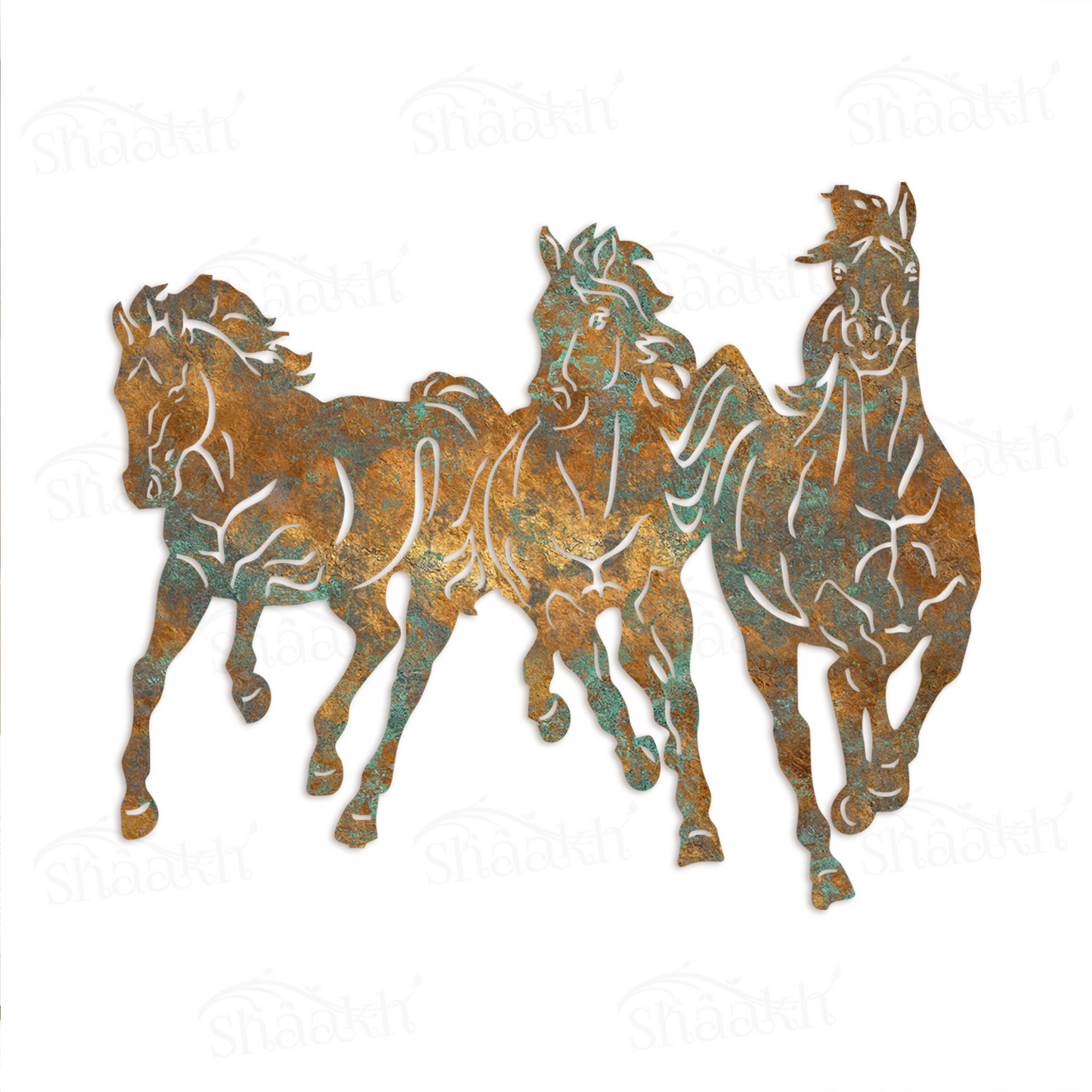 3 Horses on Metal | SWA 007