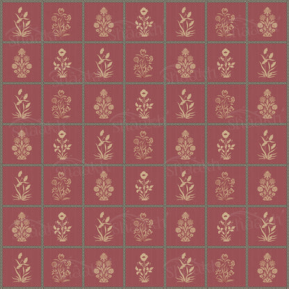 "Terracotta Tapestry" Wallpaper | WP 245