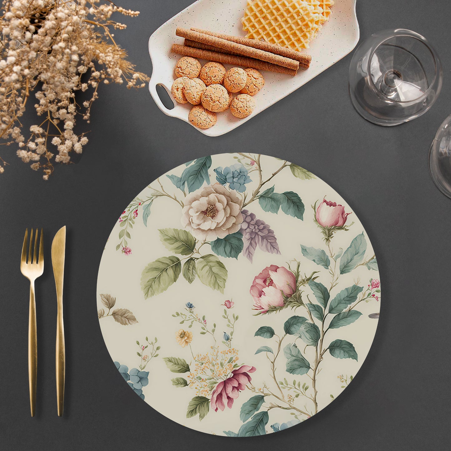 Gardenia Charm Tablemats | TM 113 (Set of 2)