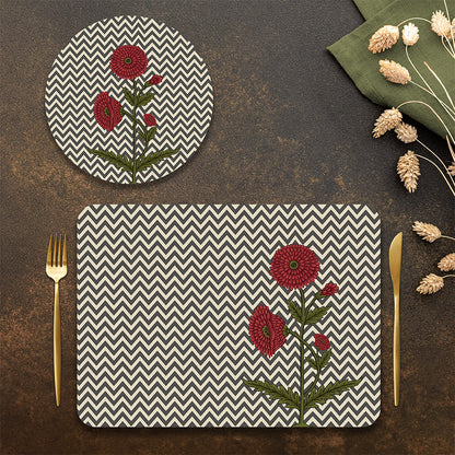 Rosette Noir Coordinated Set | TWC 124