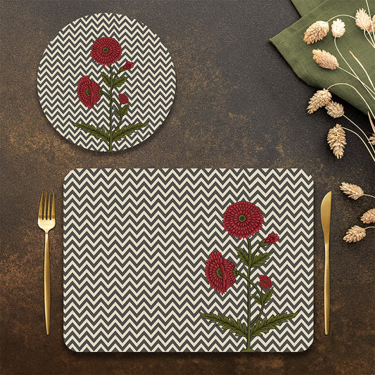 Rosette Noir Coordinated Set | TWC 124