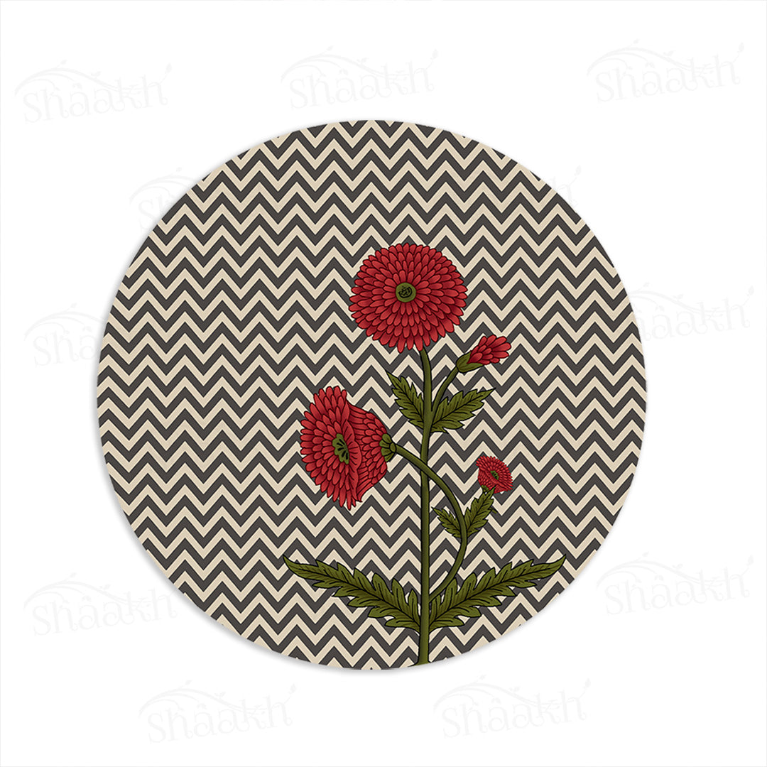 Rosette Noir Tablemats | TM 125 (Set Of 2)
