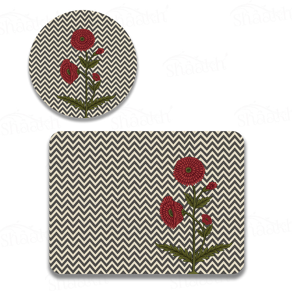 Rosette Noir Coordinated Set | TWC 124