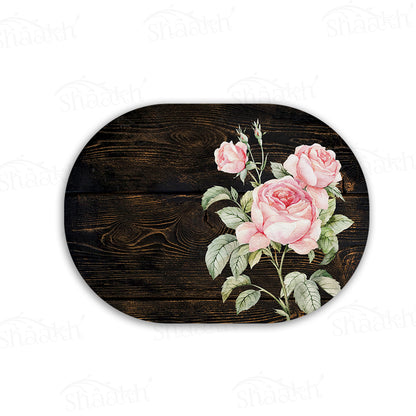 Vintage Roses On Weathered Wood Tablemats | TM 088 (set of 2)