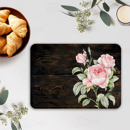 Vintage Roses On Weathered Wood Tablemats | TM 088 (set of 2)