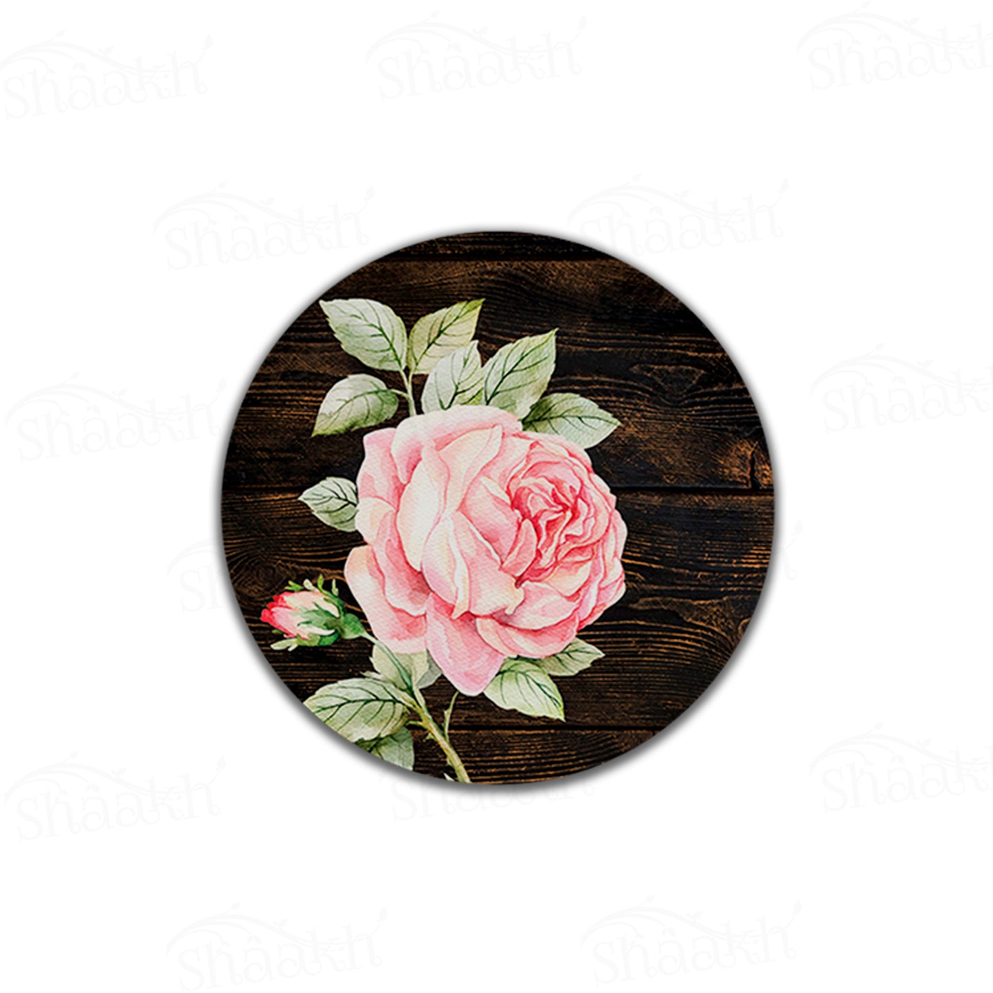 Vintage Roses on Weathered Wood Trivets | CST 100 (Set of 2)