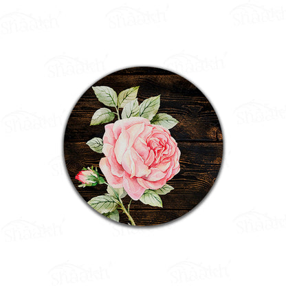 Vintage Roses on Weathered Wood Trivets | CST 100 (Set of 2)