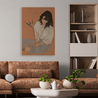 Serenity in Bloom Canvas | ART 097