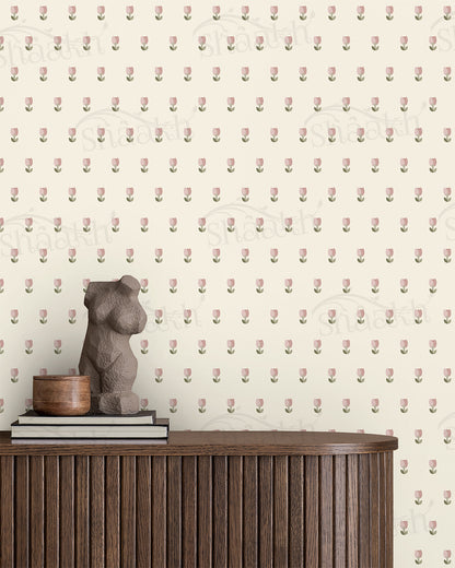 "Tiny Tulips" Wallpaper | WP 259