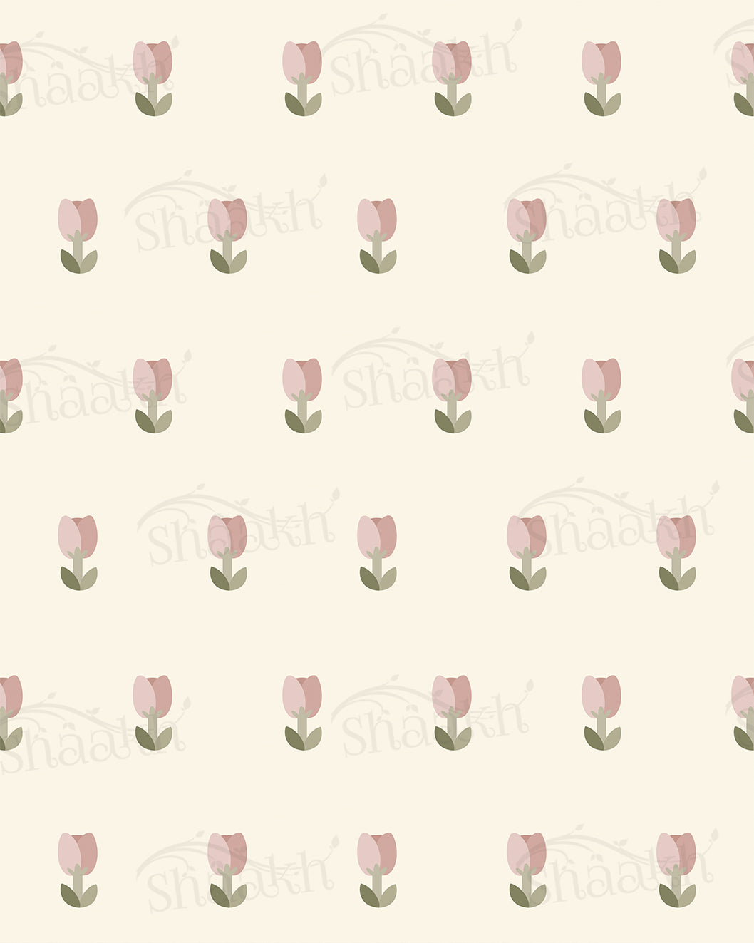 "Tiny Tulips" Wallpaper | WP 259