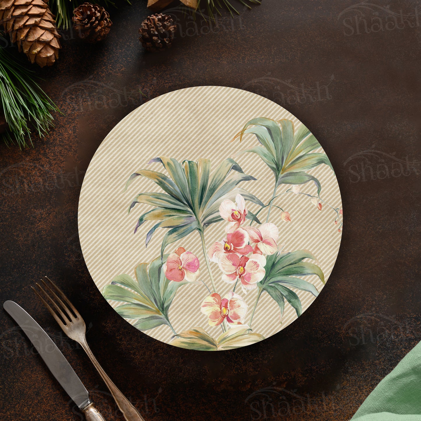 Pastel Orchids Trivets | CST 072 (Set of 2)