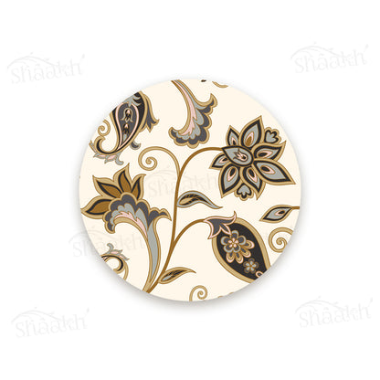 Arabic Ornamental Flowers Trivets | CST 093 (Set of 2)