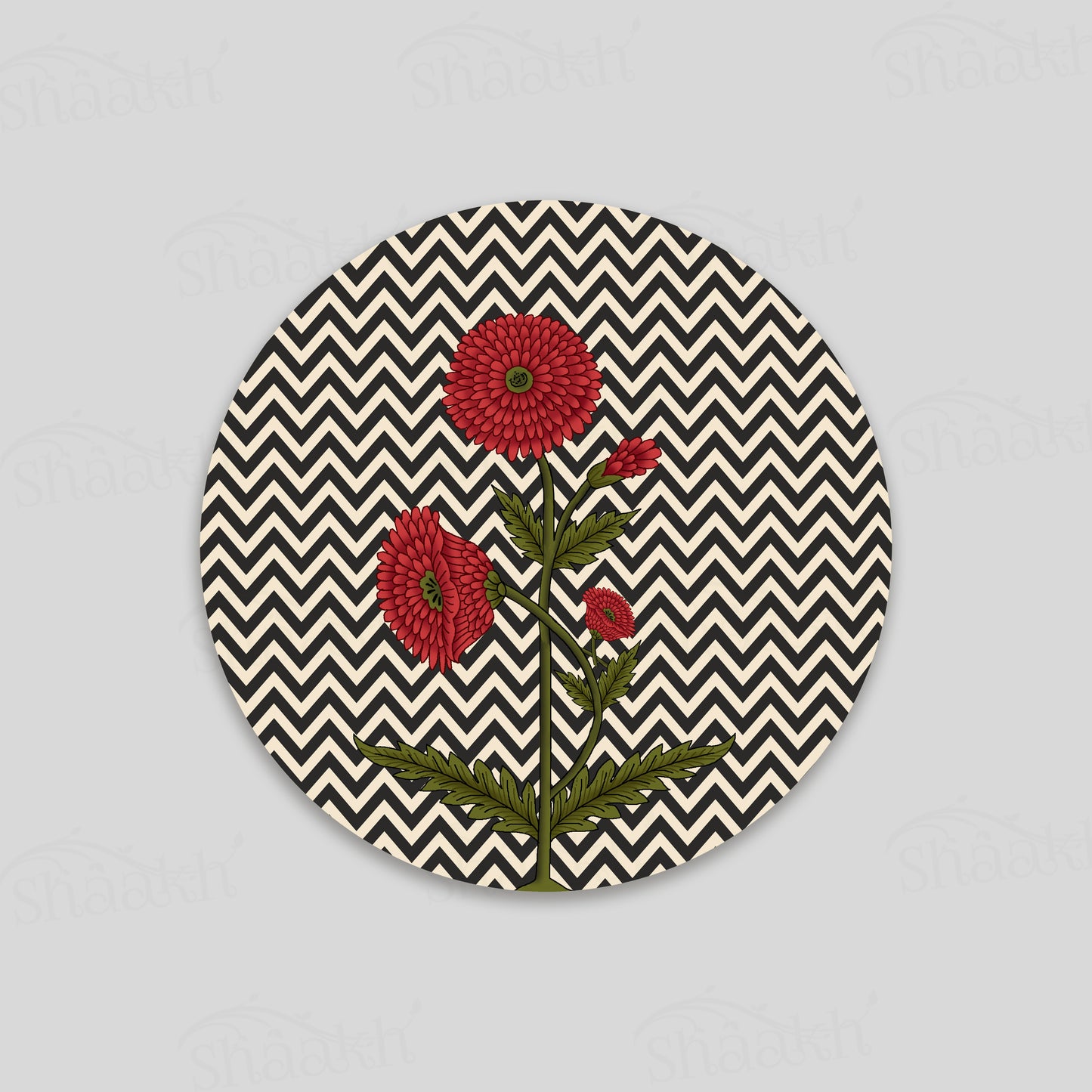 Rosette Noir Trivets | CST 124