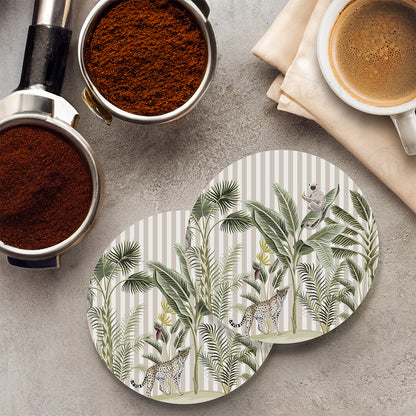 Tropical Forest Print Coasters | CT 1130