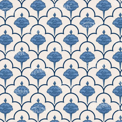 “Turkish Blue” Wallpaper | WP 110